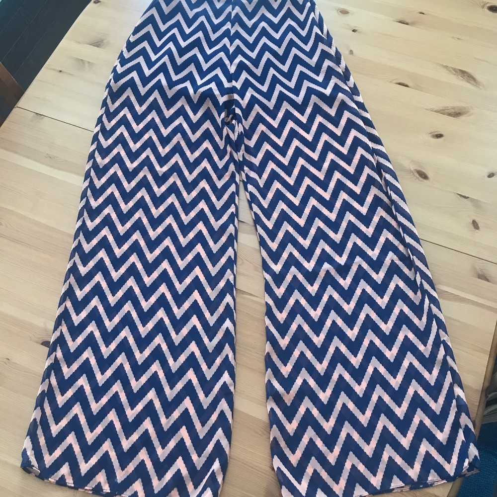 Ing Sheer wide leg pants.